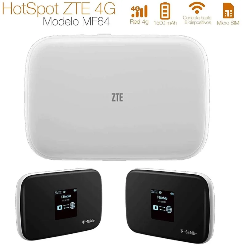 Разблокированный беспроводной маршрутизатор ZTE MF64 WCDMA 1900/850MHz 21 6 Mbps|pk ring|pk ring magic