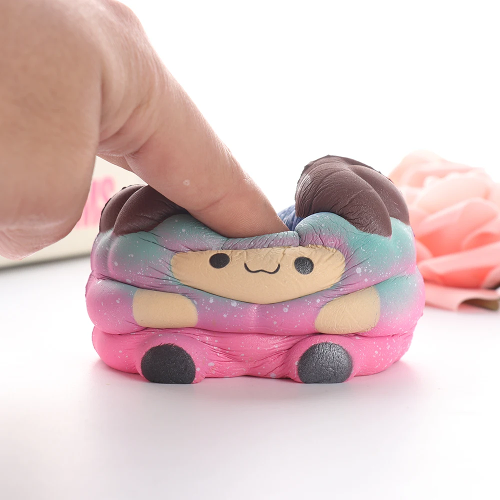 Jumbo мягкие и милые Мультяшные звезды Овцы мягкие медленно поднимающиеся эластичные сжимаемые детские игрушки снимают стресс Bauble детские подарки на день