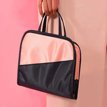 

Hot Sale Cosmetic Storage Bag Women Travel Makeup Brush Lipstick Eyelash Eye Shadow Brush Organizer Toiletry Wash Accessories