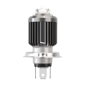 

Motorcycle electric car led headlights bicolor fisheye with lens headlights far and near one modified small steel gun spotlight