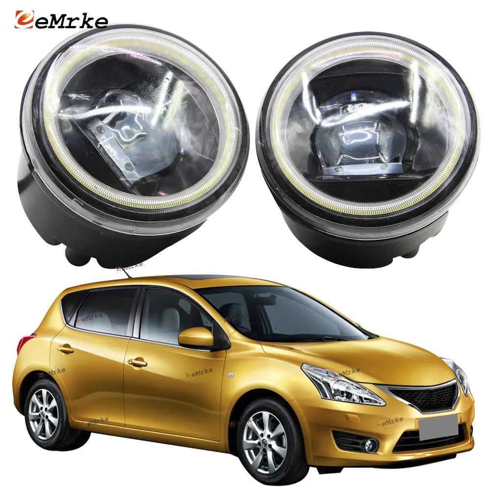 LEDFogLightsHeadlightsCutLineLensforNissanPulsarHatchback
