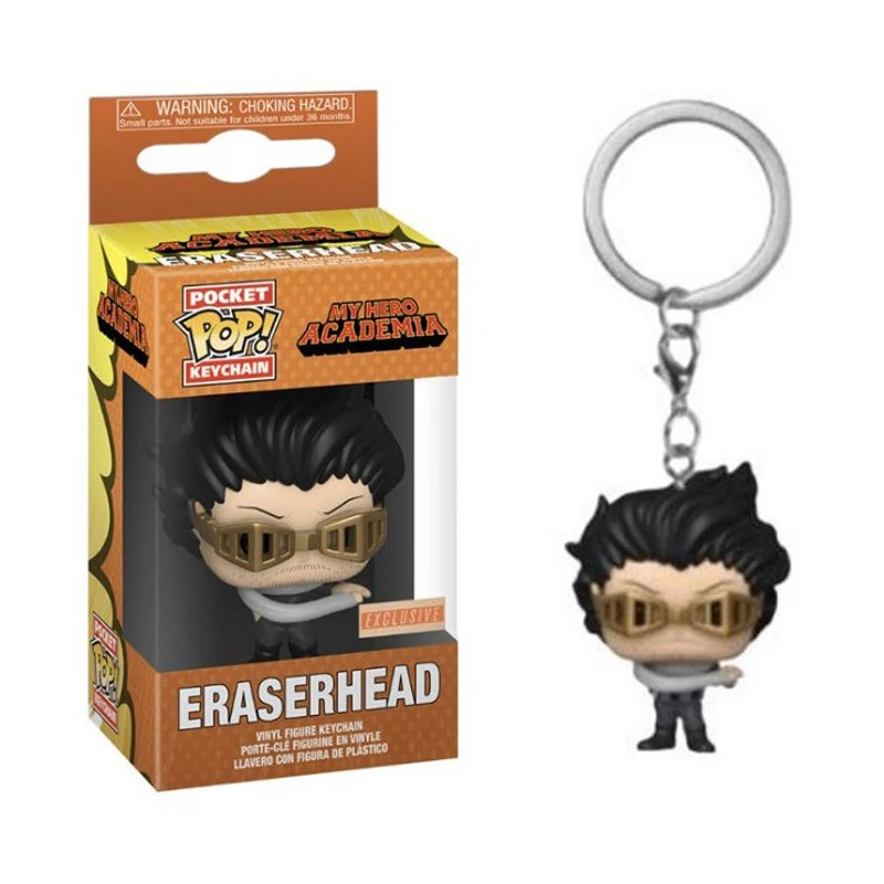 Disney Keychain My Hero Academia Action Figure Eraserhead Collection