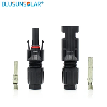 

Blusunsolar 20 Pairs IP67 Solar PV Panel Cable Connector , Male and Female Connector Waterproof Connector For Solar System