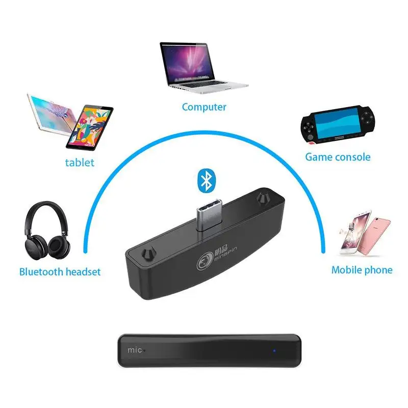 Bluetooth Headset Converter With Microphone For PS4 PS3 PC Receiver Adapter Headphone Wireless USB Audio V6M0