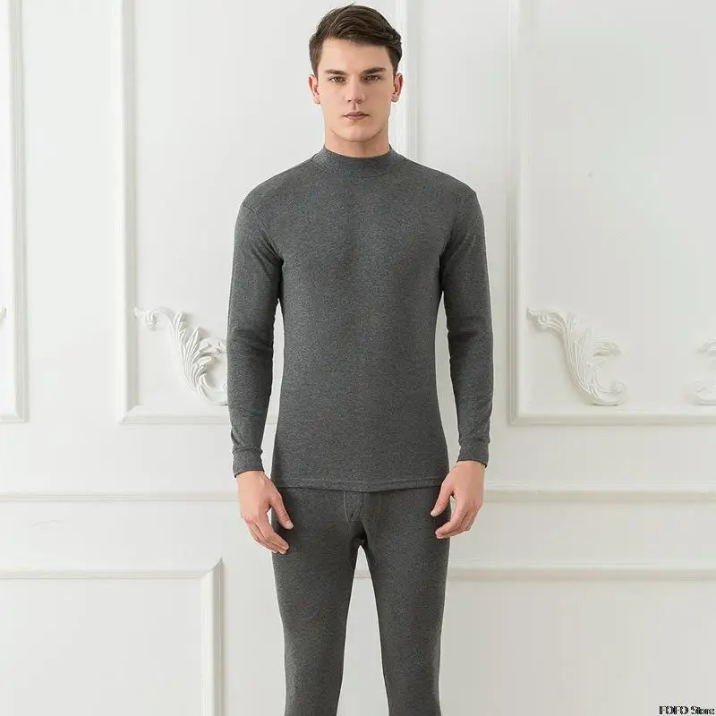 long johns for men Winter Thermal Underwear Men Warm First Layer Man Undrewear Set Fleece  Compression Quick Drying Second Skin Long Johns long johns tesco Long Johns