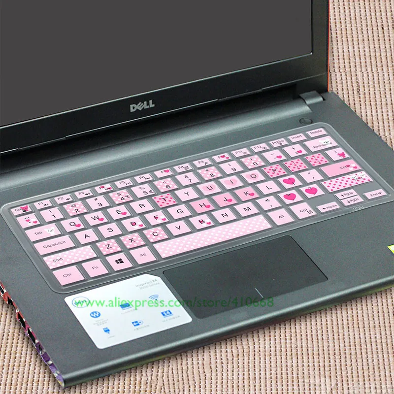 Silicone Laptop keyboard cover Protector skin For Dell Inspiron 13 5000 13.3 inch i5378 5379 7000 7370 E7370 7373 7368 7378