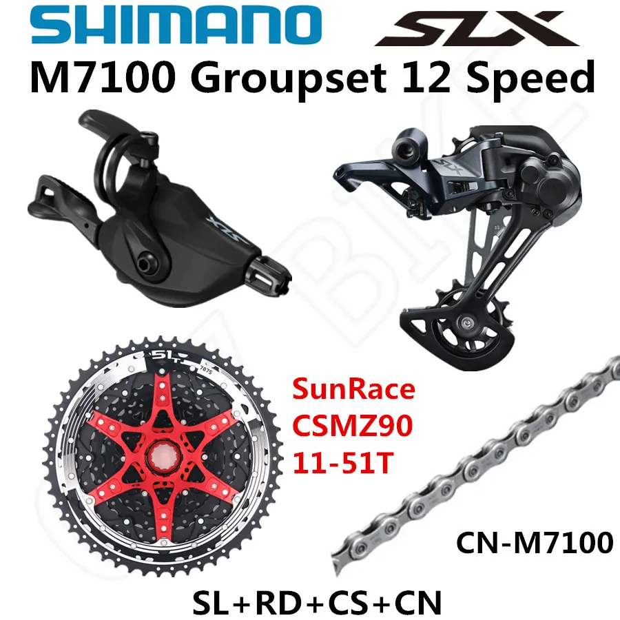 Механизм переключения передач SHIMANO DEORE SLX M7100 задний переключатель для горного