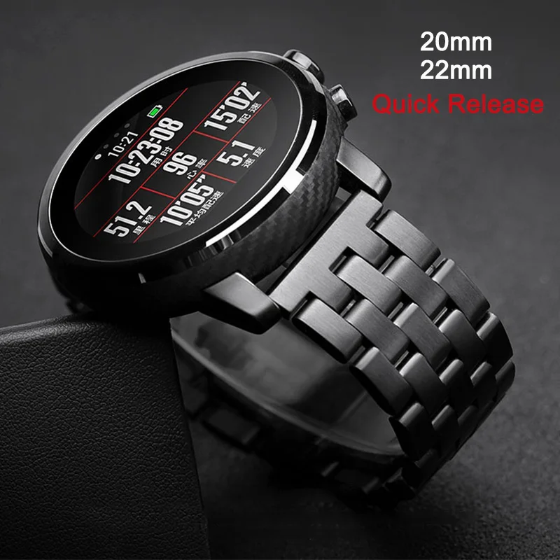 20/22 mm Metal Stainless Steel Watch band For Huawei Watch GT 2 Pro Magic Band Smart Watch Replacement Strap for Gear S3 Galaxy