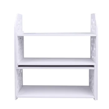 

1pc Combination Desk Bookshelf Practicable Portable Useful Desktop Bookshelf Desk Organizer Desk Shelf for Home