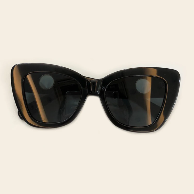 No2 Sunglasses Новые ретро солнцезащитные очки "кошачий глаз" европейский и американский тренд, женские солнцезащитные очки в большой коробке, роскошные брендовые дизайнерские модные очки - Цвет линз: No2 Sunglasses