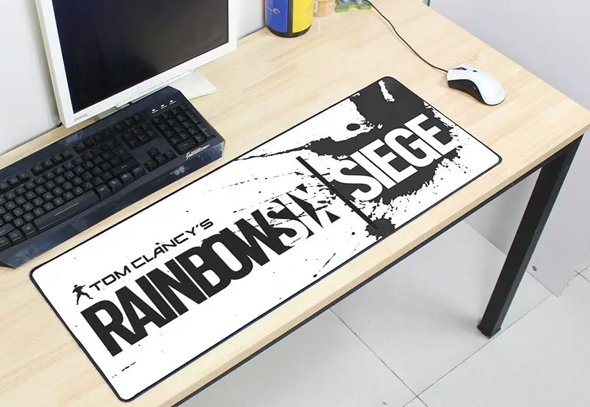 size 800x300x2mm Rainbow Six Siege коврик для мыши 800x300x2 мм Коврик Для Мыши Компьютерный коврик для мыши Лидер продаж игровой коврик для мыши геймер для клавиатуры коврики для мыши - Цвет: size 800x300x2mm