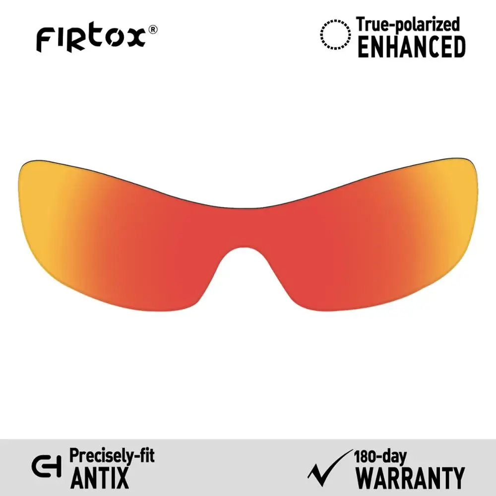 Red-Polarized Firtox настоящие поляризованные Сменные рассеиватели UV400 для солнцезащитных очков-солнцезащитных очков типа «антикс»(Только Совместимые линзы)-несколько цветов - Цвет линз: Red-Polarized