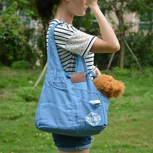 Аксессуары ручная сумка для переноски для хранения кошек дорожная сумка джинсовая Многофункциональный рюкзак на плечо дышащие трусики для собак легкий