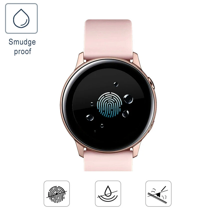 For Samsung Galaxy Watch Active2 Screen Protector Hydrogel Film TPU Explosion Proof Clear HD Guard Frontier Cover 40/41/44/45mm