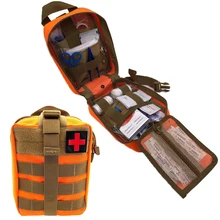 Военный Тактический медицинская аптечка с предметы первой помощи журнал EDC сумка EMT IFAK Сумка для охоты туризма аксессуары