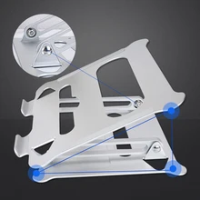 Держатель для планшета складной алюминиевый подставка для ноутбуков настольный ПК кронштейн регулируемый угол обзора для Ipad для Xiaomi Настольный ПК