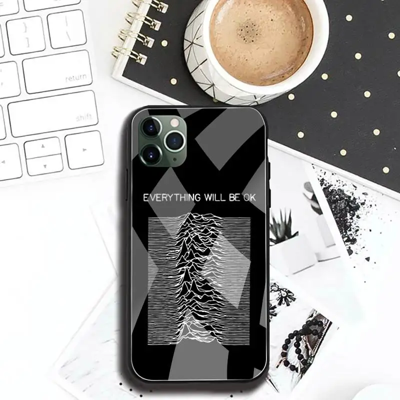 wooden phone cases Mỗi Sự Vật Sẽ Ổn Ốp Lưng Điện Thoại Kính Cường Lực Cho iPhone 12 11 Pro Max Mini XR XS MAX 8X7 6S 6 Plus SE 2020 Bao cases for iphone Cases For iPhone