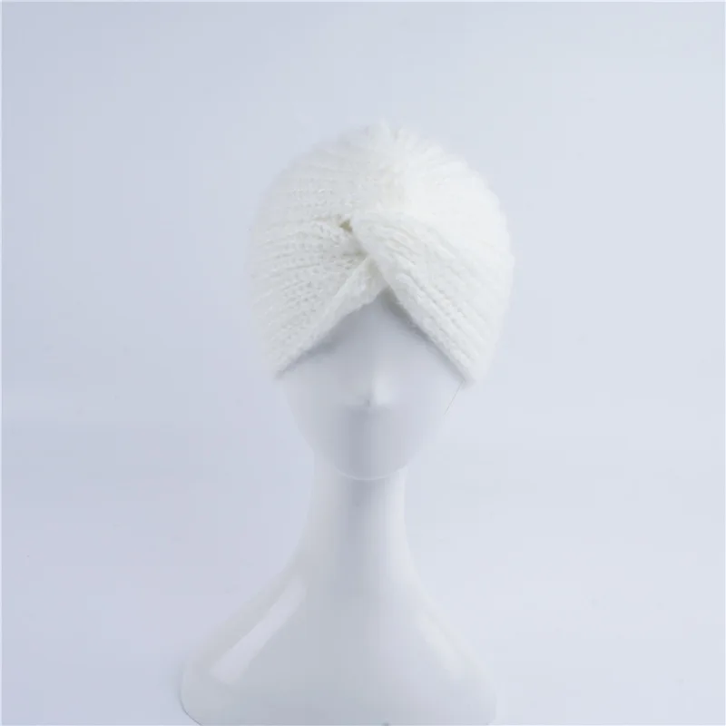 Женские шапки из кроличьей шерсти, зимние шапки для женщин, повседневные осенние вязаные шапочки для девочек, новинка, модная Высококачественная Мягкая шерстяная шапка - Color: White