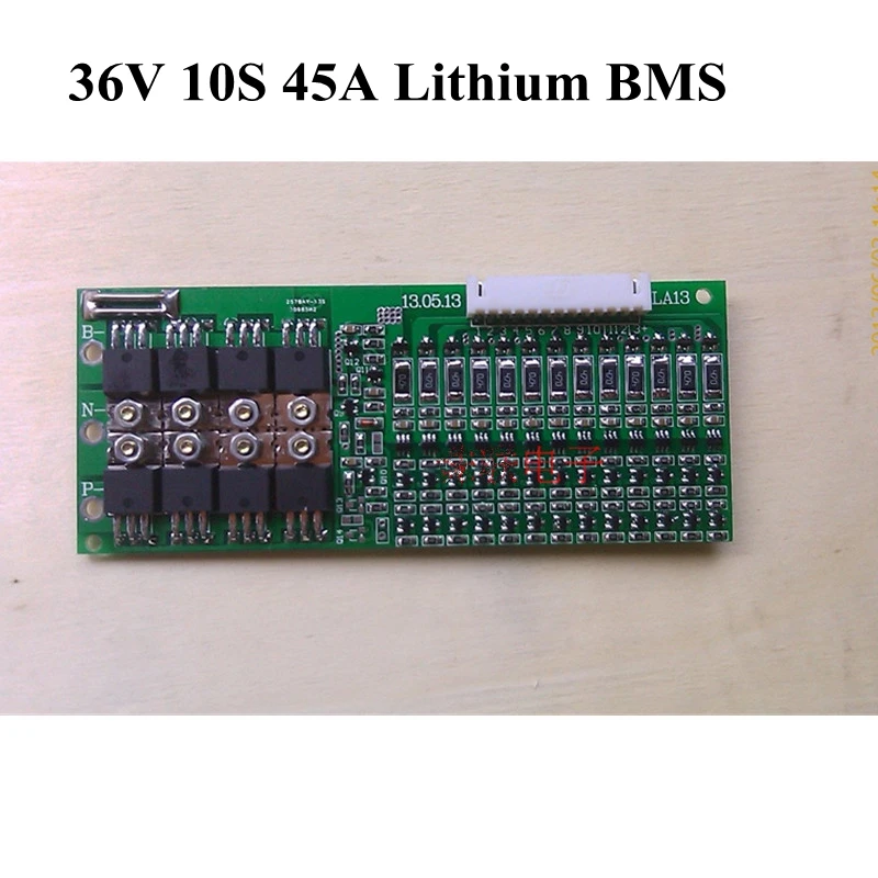 

SuPower 10S 36V 37V 42V 45A Li-ion Lithium LiPo Battery BMS Management System Balance PCB IC Chip Protection Circuit Board