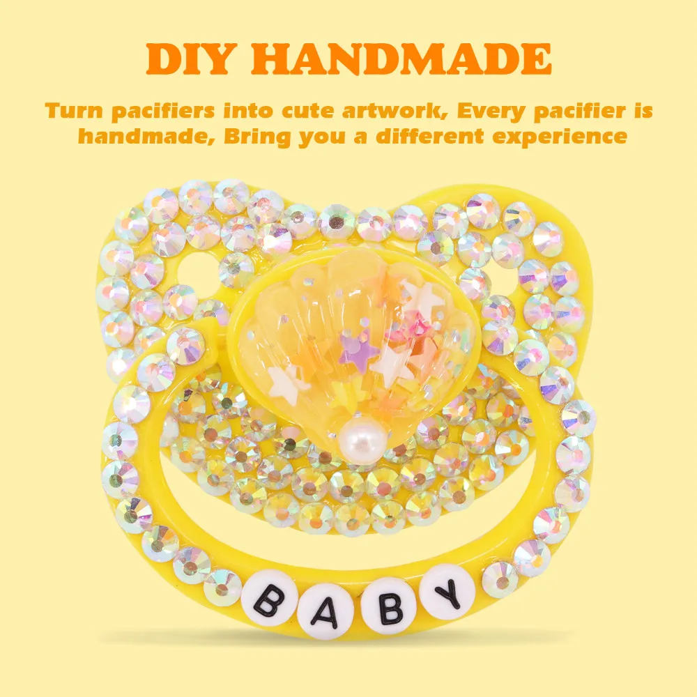 

Shining Cute Pattern ABDL Adult Baby Pacifier DDLG Adult Size Pacifier 100% Handmake Daddy Girl Dummy Dom