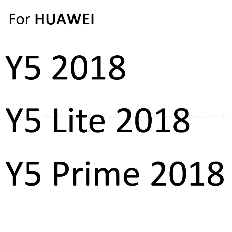 Y5 Prime 2018 2 шт. мягкий чехол для задней крышки из Экран протектор для huawei Y9 Y7 Y6 Y5 Pro Prime Lite углеродного волокна Стикеры защитная пленка - Цвет: Y5 Prime 2018