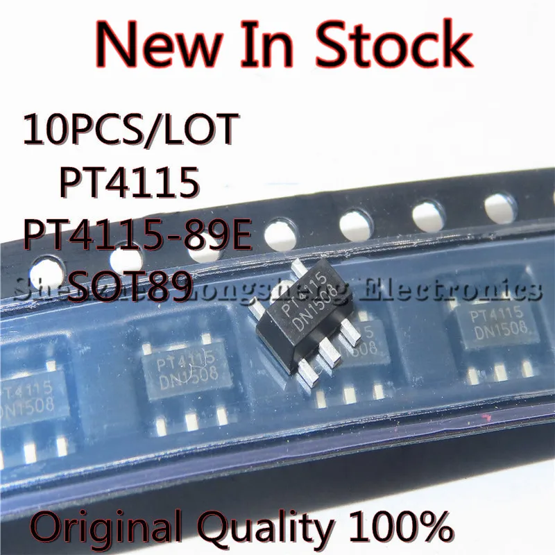 10 Pz/Lotto Chip Di Ic Del Driver Corrente Costante Step-Down Di Smd Led Di Sot89-5 Pt4115 Nuovo Nell'Originale Di Azione
