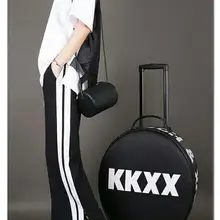 KKXX, Модный женский чемодан на колесиках, для путешествий, ручная стяжка, костюм, повседневный чехол на колесиках, сумка для путешествий, чемодан, чехол