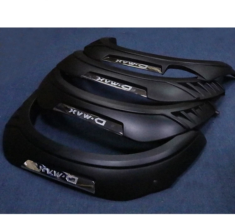 

NEW Car Wheel Eyebrow Round Arc Fender Mud Flaps Mudguards Splash Guards For ISUZU D-MAX DMAX 2015-2018