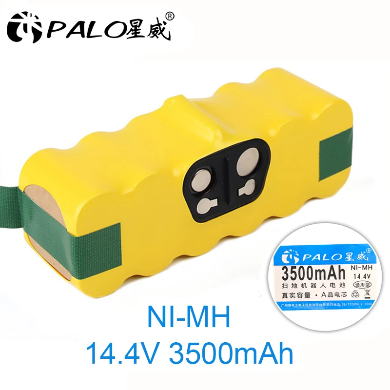 PALO аккумуляторная батарея для пылесоса 14 4 В Ni MH 3500 мАч iRobot Roomba 500 700 800 900 600 620 650