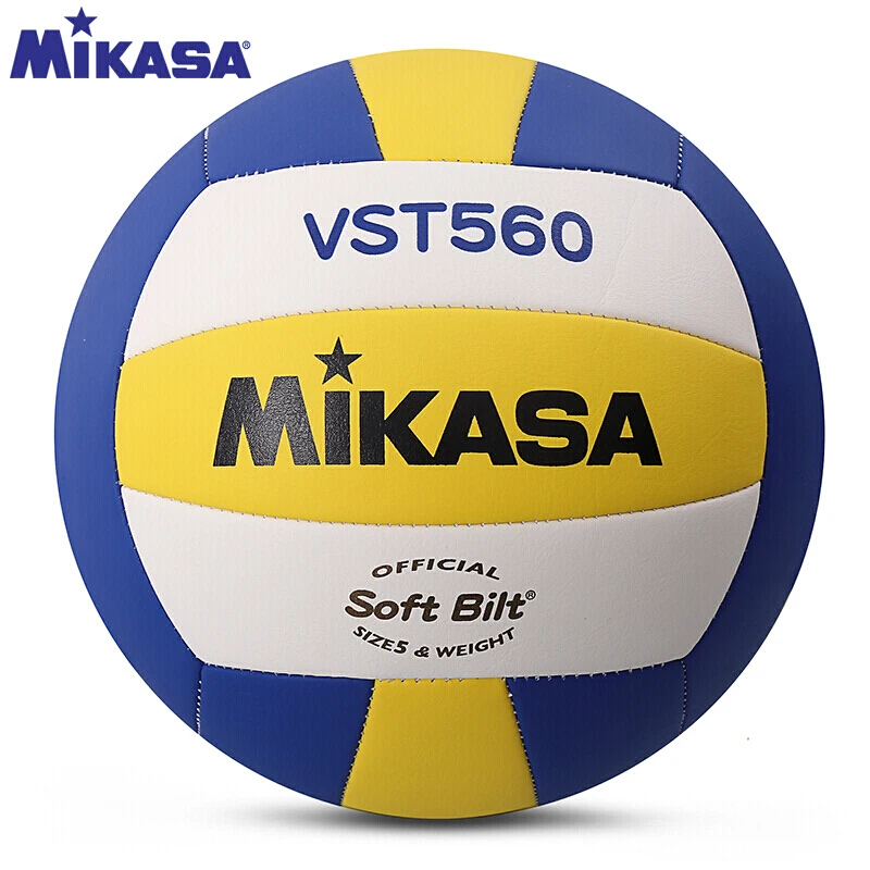 Originale Mikasa volley VST560 Soft Bilt Size 5 Brand volley Indoor  Competition Training Ball FIVB pallavolo ufficiale - AliExpress