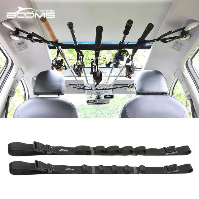 $US $10.55 Booms Fishing VRC Vehicle Rod Carrier Rod Holder Belt Strap With Tie Suspenders Wrap Fishing Tackle