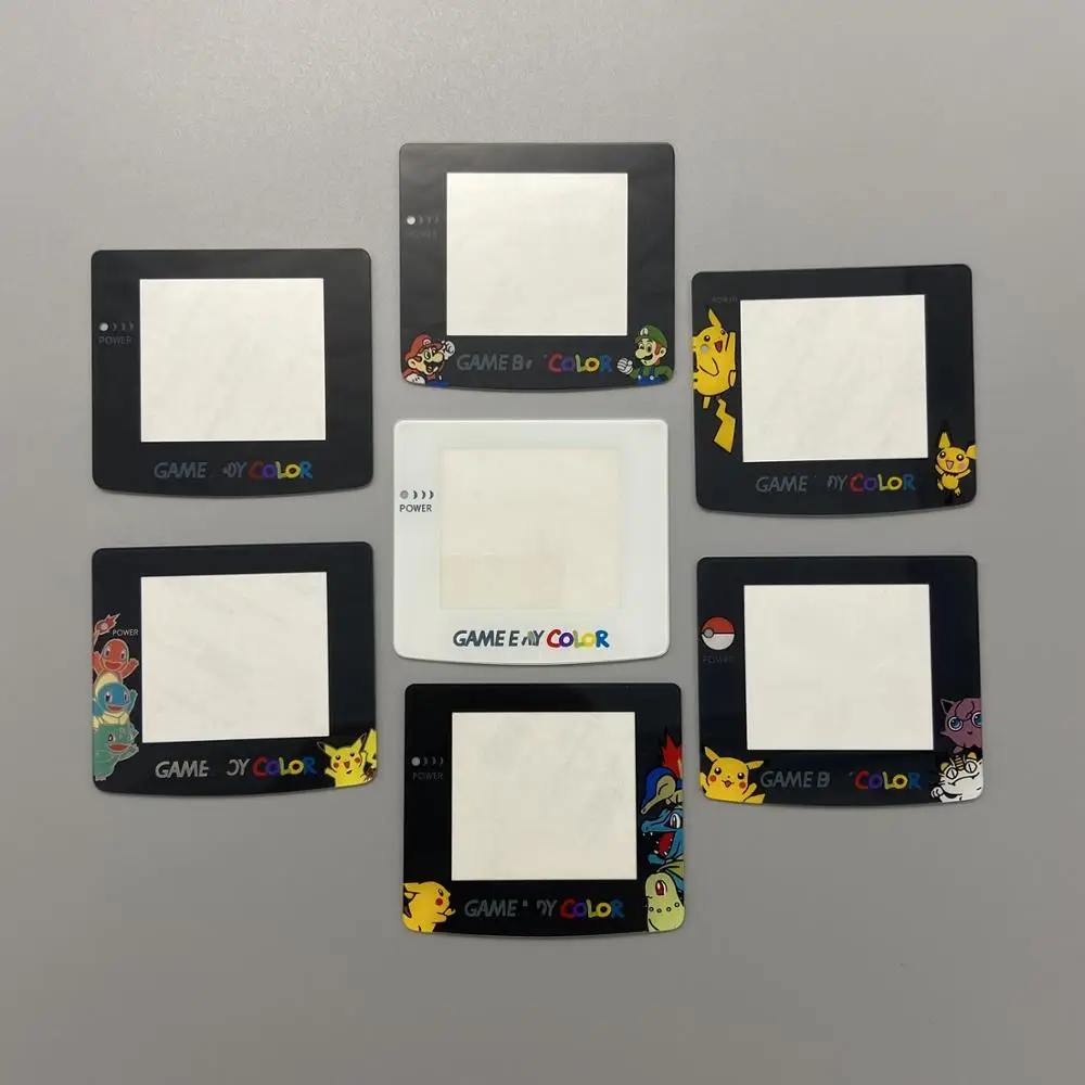 Glass lens mirror for Gameboy color GBC