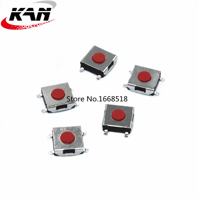 vermelho de reinicializacao do botao smd 4 pinos 6625mm 25 pecas 03