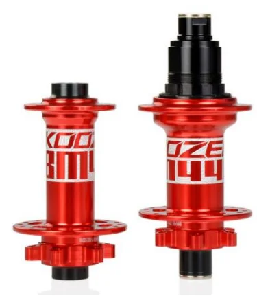 KOOZER BM440 MTB горный велосипед BOOST Naben 32 h Лох диск Lager Hub Vorne Hinten 6 Bolzen 15*110 12*148 мм через - Цвет: RED pair XD