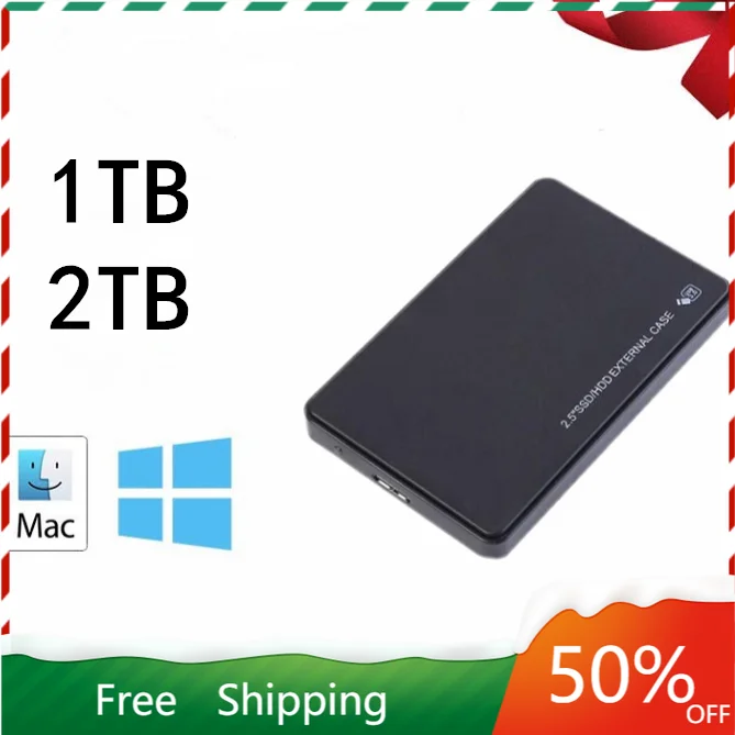 2 5 Мобильный 1 ТБ жесткого диска USB3.0 SATA3.0 HDD disco duro externo внешний жесткий диск для