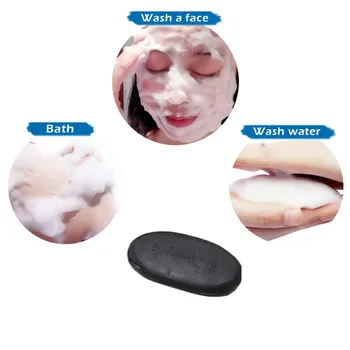 

Honey skin cleansing soap is rich in exquisite foam easy to clean skin moisturizing and whitening active bamboo charcoal soap