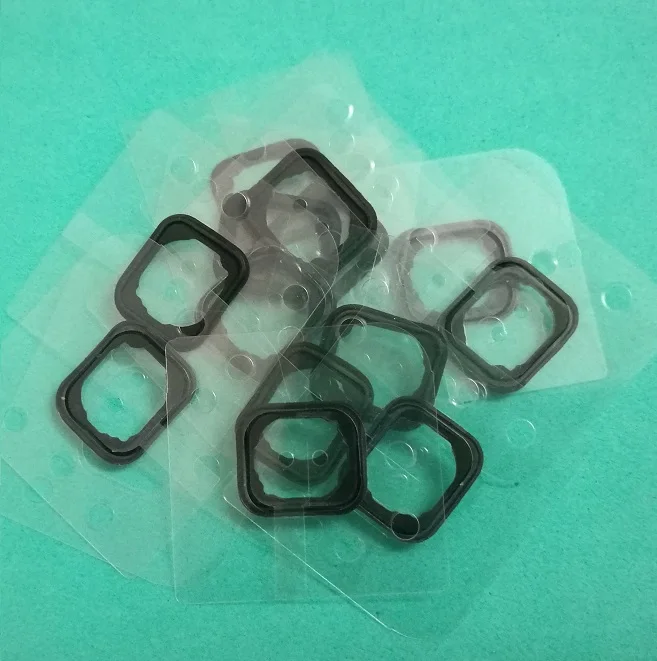 For iPhone 5 5C 50pcs/lot Original New Home Menu Button Adhesive Glue Holder Rubber Spacer Gasket Replacement Repair Parts | Мобильные