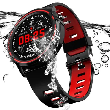 

L8 Smart Bracelet Heart Rate Ecg Pedometer Full Tentacle Bracelet Full Round Hd Display 320Mah Multi Touch Watch