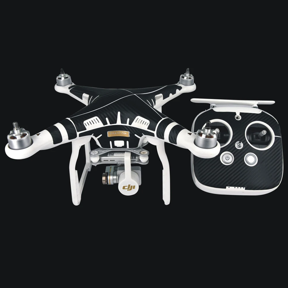 Защитная Наклейка на кожу из углеродного волокна для DJI Phantom 3