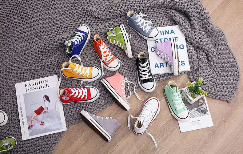 2021 Spring New Fashion Canvas Shoes Baby Shoes Children Sneakers Girls Sneakers Boys Sneakers Size 20-38 best children's shoes