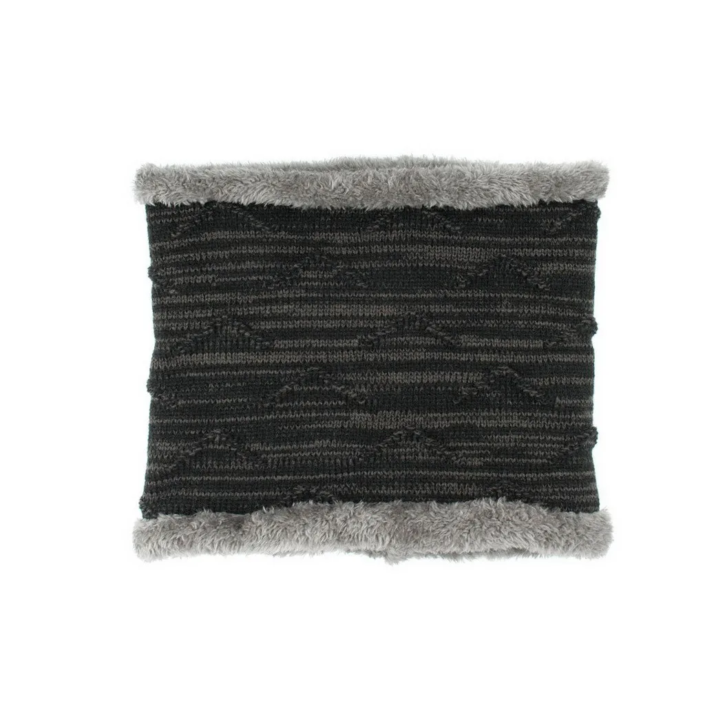 Одноцветная вязаная плюшевая женская шапка Gorro унисекс, однотонные наушники для шеи, теплая шапка для девочек, Шапка-бини и теплая уличная шапка