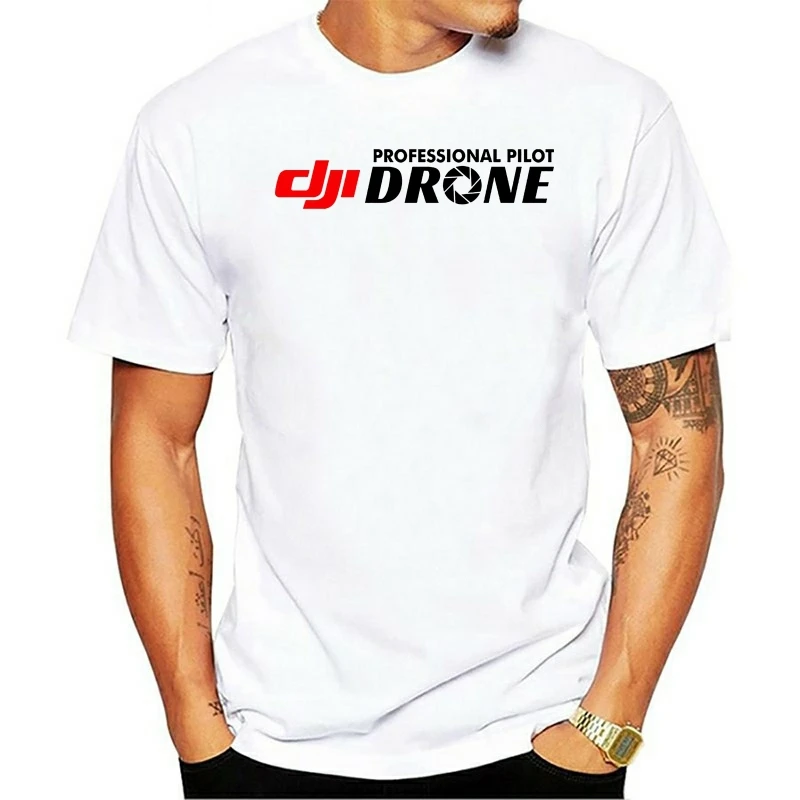 

2020 Leisure Fashion 100% Cotton O-neck T-shirt Hot Sell DJI Professional Pilot Drone - Custom Short Sleeve Print