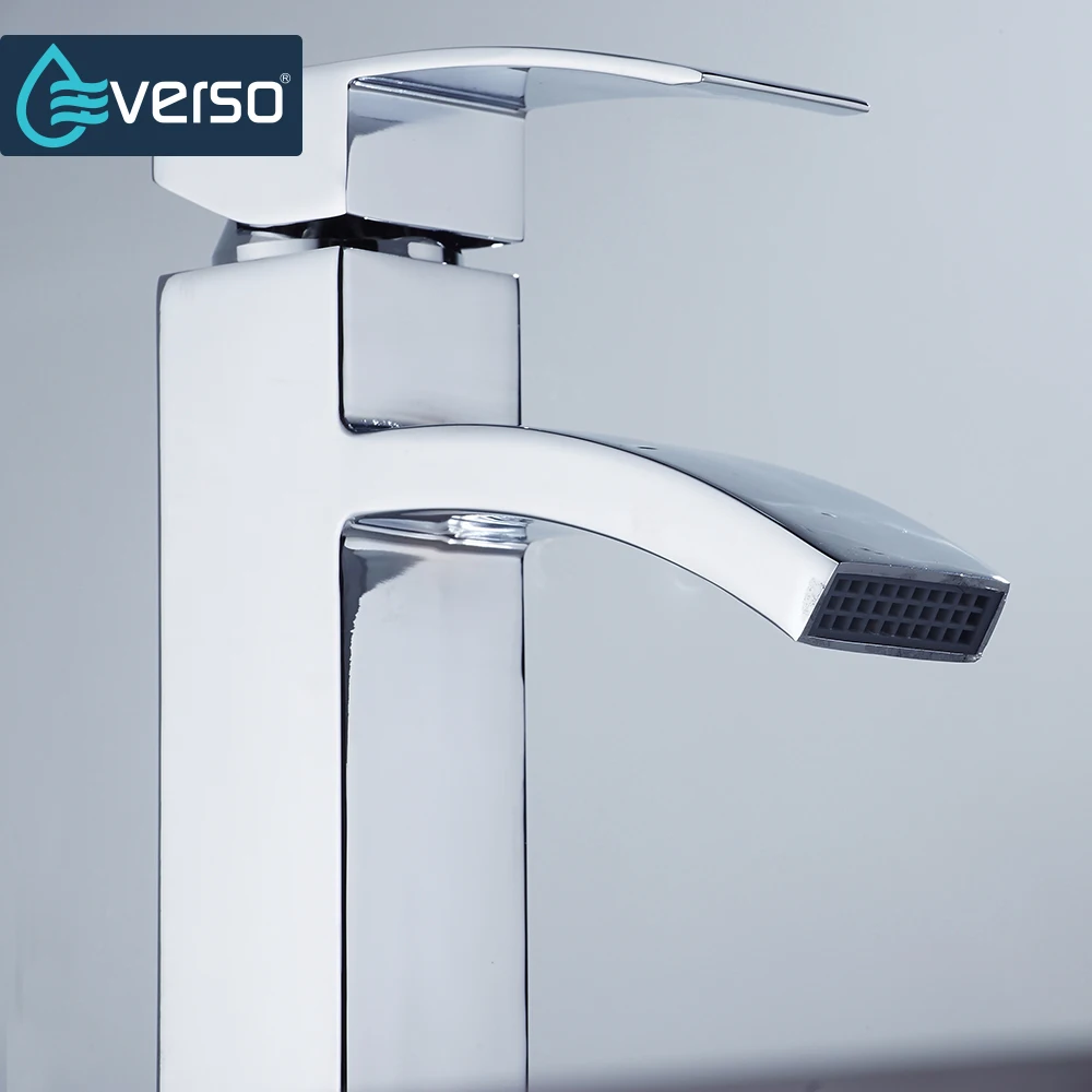 Смеситель для ванной комнаты EVERSO кран из античной латуни с водопадом|bathroom water