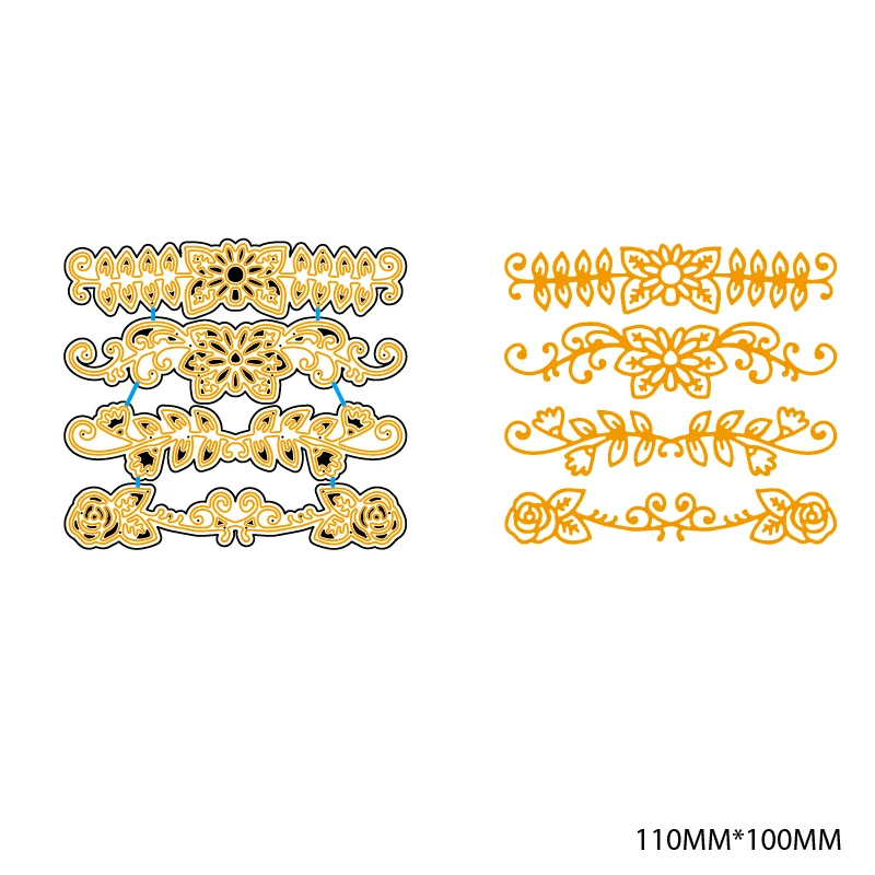 

ZhuoAng Pattern crown Cutting Dies for Card Making DIY Scrapbooking Photo Album Decoretive Embossing Stencial