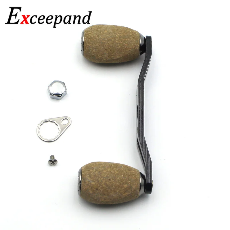 Exceepand углеродное волокно мощность baitcasing катушка ручка для Abu Garcia Daiwa Baitcaster катушка