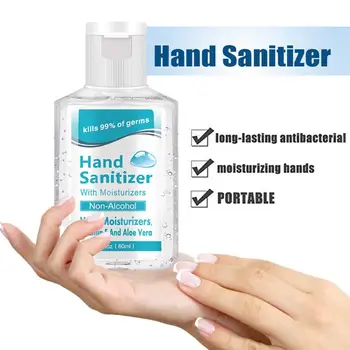 

60ml Portable Hand Sanitizer Disposable Disinfection Rinse-Free Hand Sanitizer Hand Soaps Quick-dry Instant Hands Cleaning