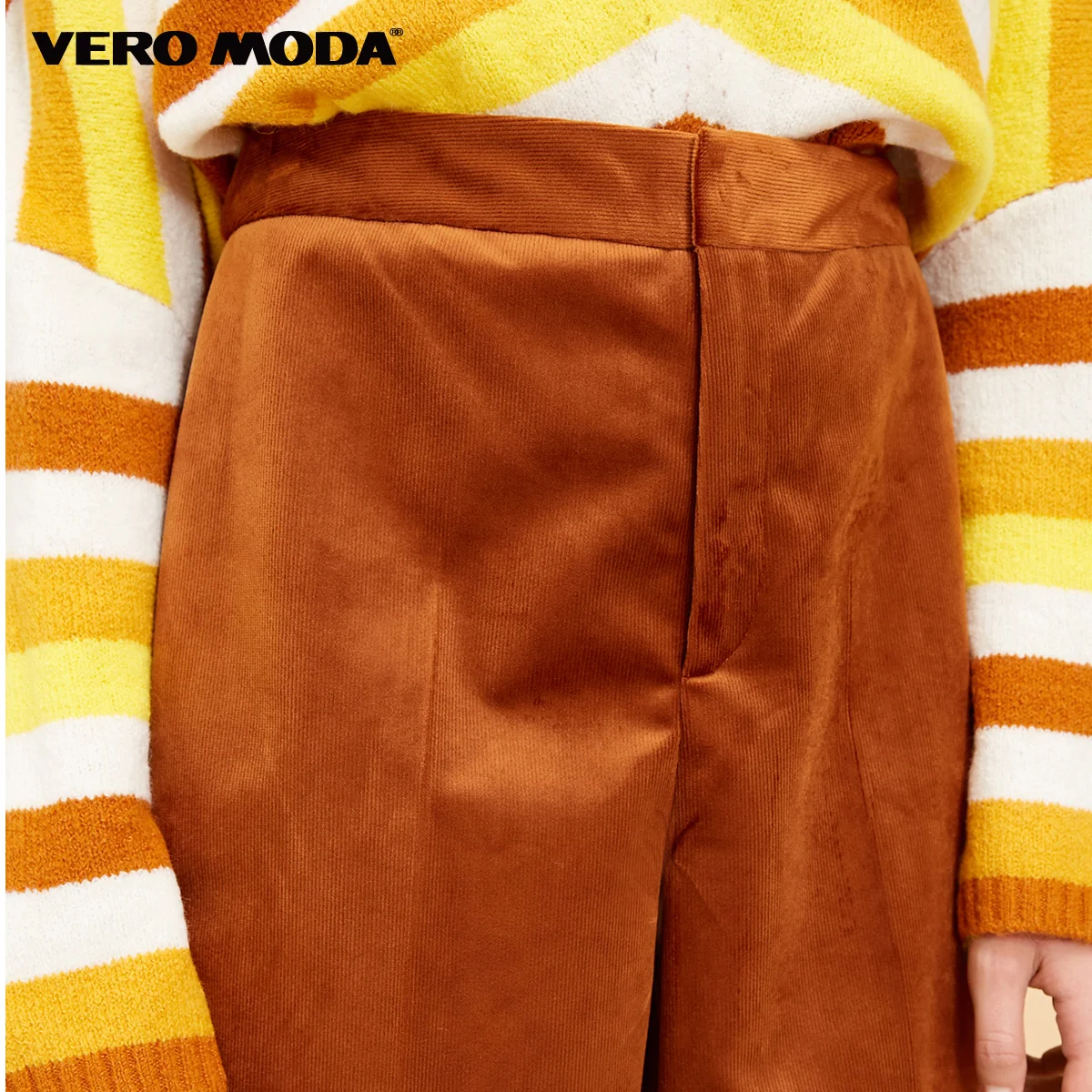Vero Moda женские осенние зимние вельветовые широкие брюки | 31846J518
