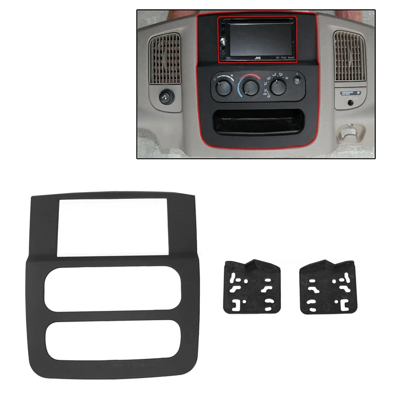 Двойной DIN Автомобильный GPS Радио фасции рамка для 2002 2005 Dodge Ram 1500 2500 3500|Комплекты