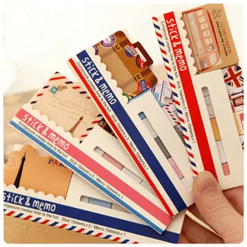 

36 pcs/lot Kawaii British Style Memo pad Sticky Notes Cute N Times Stationery Label Notepad Bookmark Post school supplies