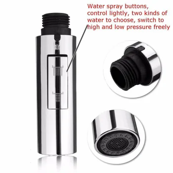 

2 Function Kitchen Replacement Pull Out Faucet Mixer Spray Tap Sink Shower Head Faucet Sprayer G1/2" Male Thread